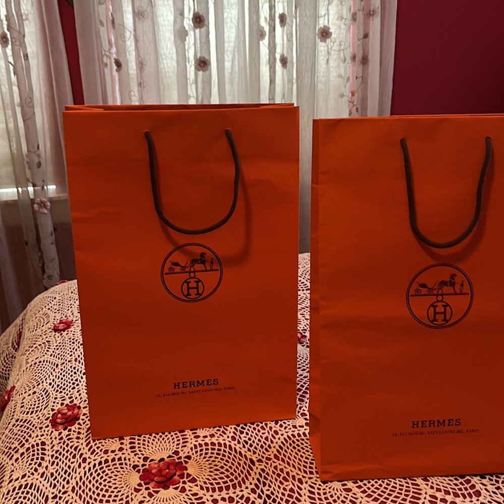 Hermes shopping bags